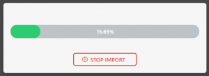 「All-in-One WP Migration」インポートが始まります